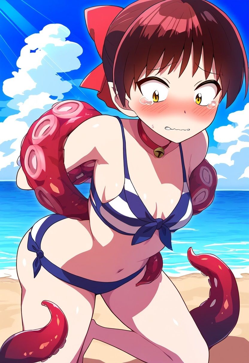 犬山〇な触手責めAIイラスト集 サンプル8ページ目