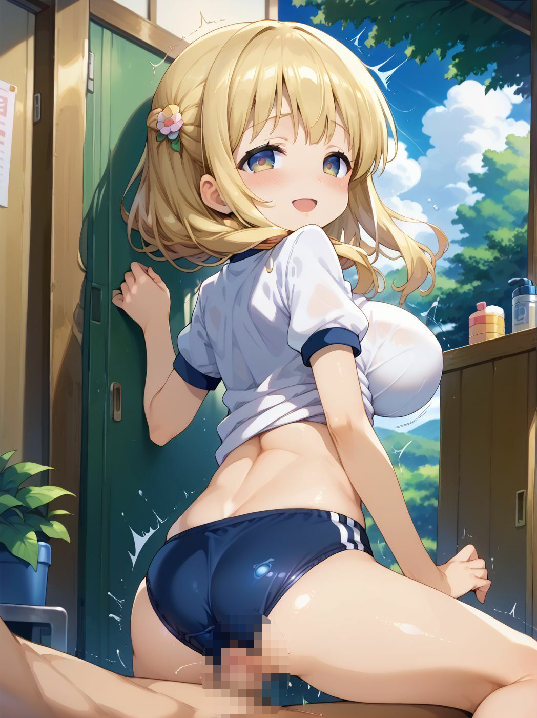 巨乳の妹に生挿入したら最高だった  「お兄ちゃんがイクのを見るのが大好き」 サンプル3ページ目