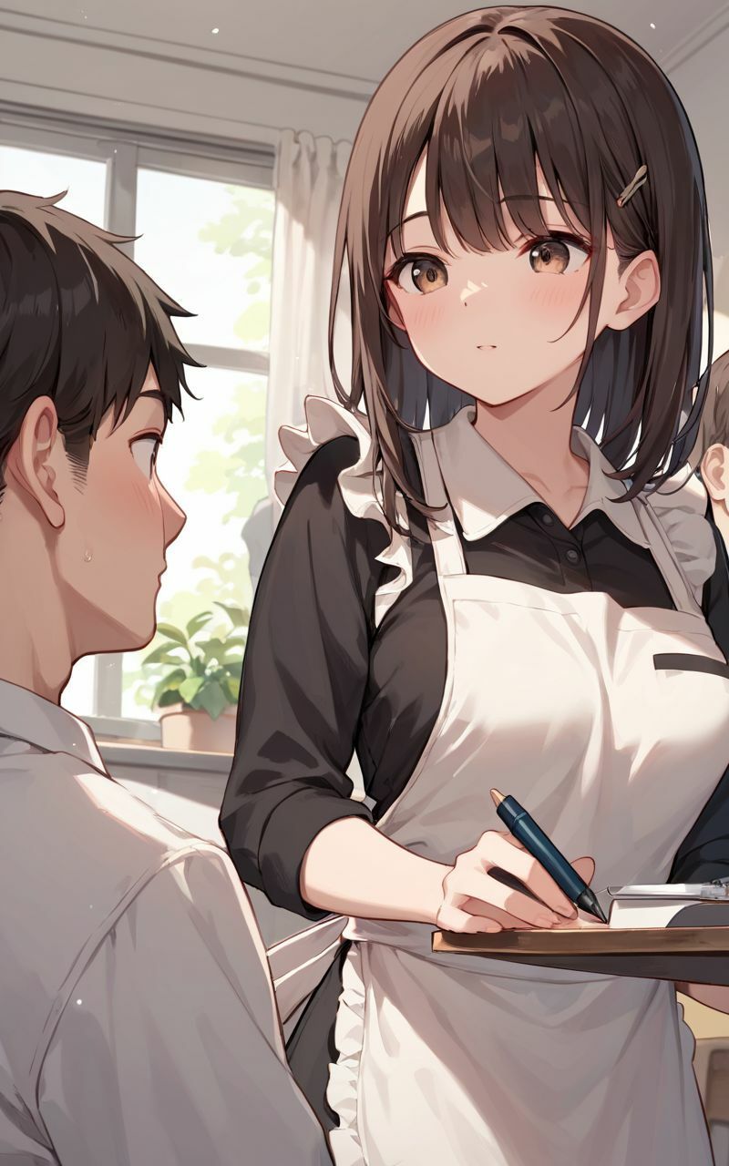 巨乳バイト女子校生の誘惑 理性を保てず中出ししてしまった サンプル1ページ目