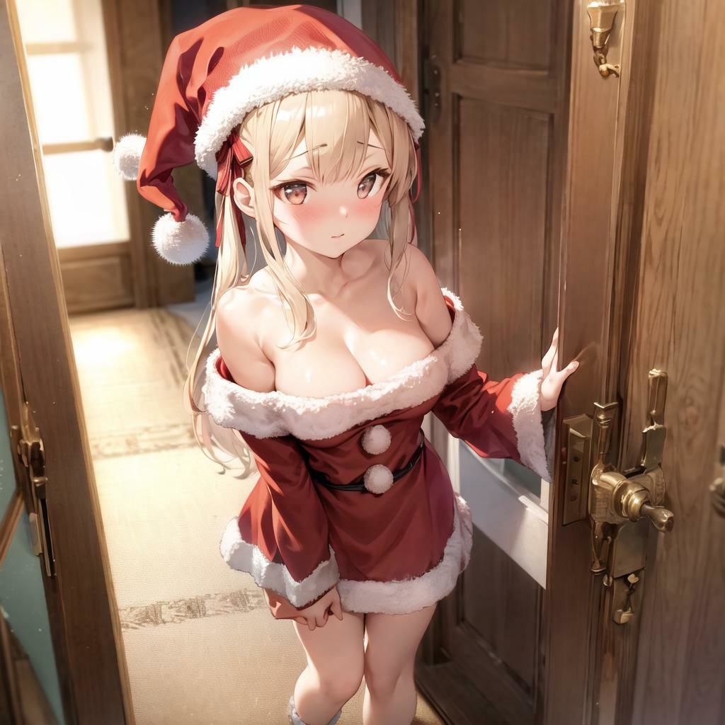立ちバックフェチ サンタ娘編 サンプル1ページ目