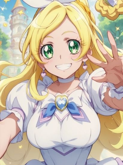 スイートプリキュアのキュアリズムから送られてきた自撮り写真 サンプル1ページ目