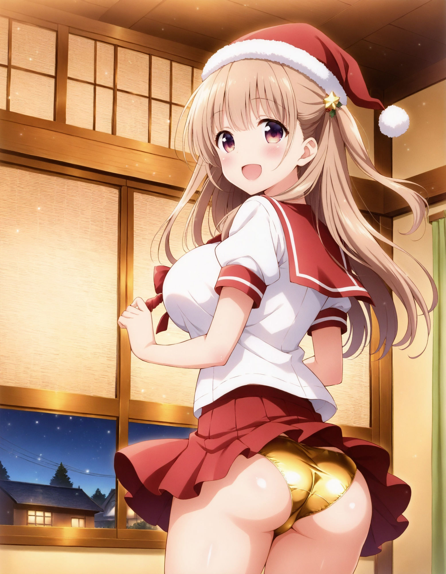 セーラーサンタのパンチラ サンプル2ページ目