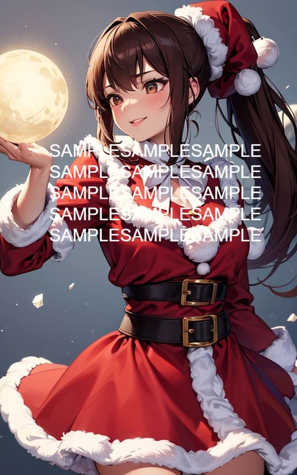 サンタコスプレ美女イラスト集 サンプル7ページ目