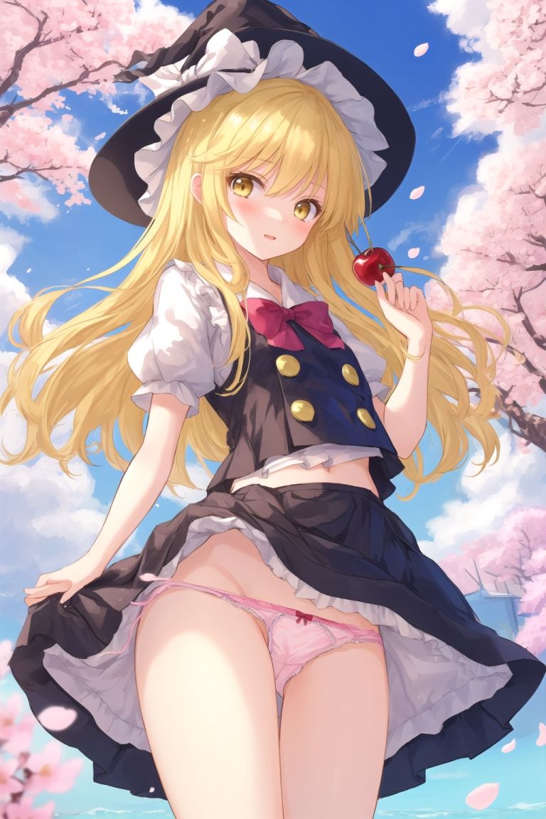 霊夢は魔理沙のパンチラ写真を撮りたいようです〜春の晴れた昼の海編〜 サンプル2ページ目