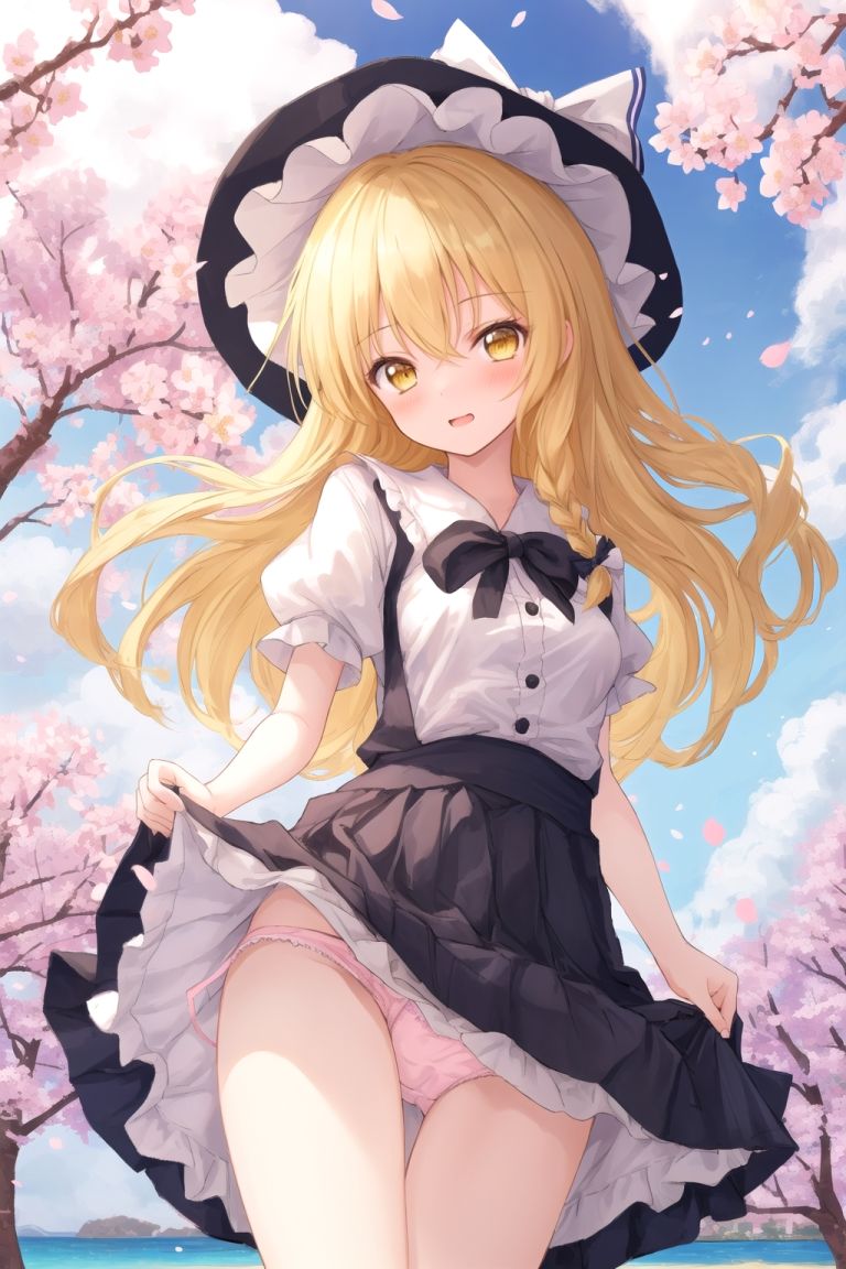 霊夢は魔理沙のパンチラ写真を撮りたいようです〜春の晴れた昼の海編〜 サンプル3ページ目