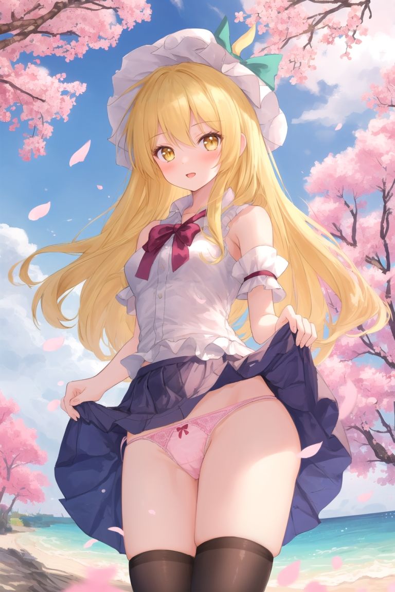霊夢は魔理沙のパンチラ写真を撮りたいようです〜春の晴れた昼の海編〜 サンプル4ページ目