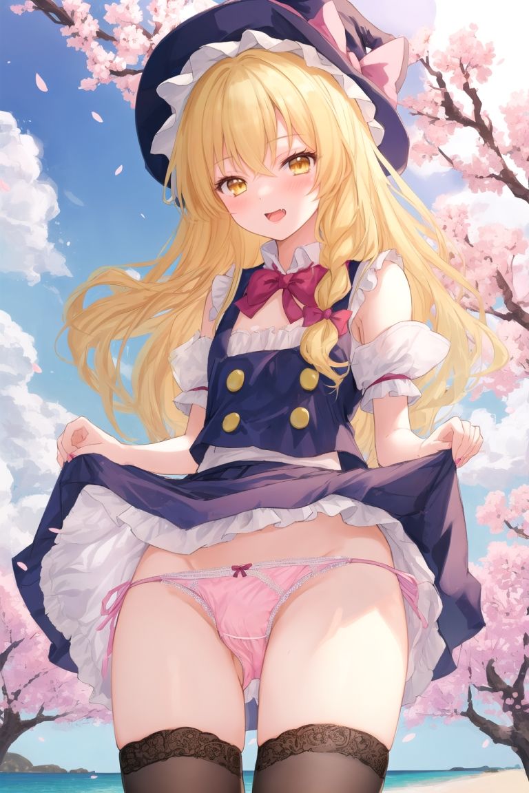 霊夢は魔理沙のパンチラ写真を撮りたいようです〜春の晴れた昼の海編〜 サンプル8ページ目