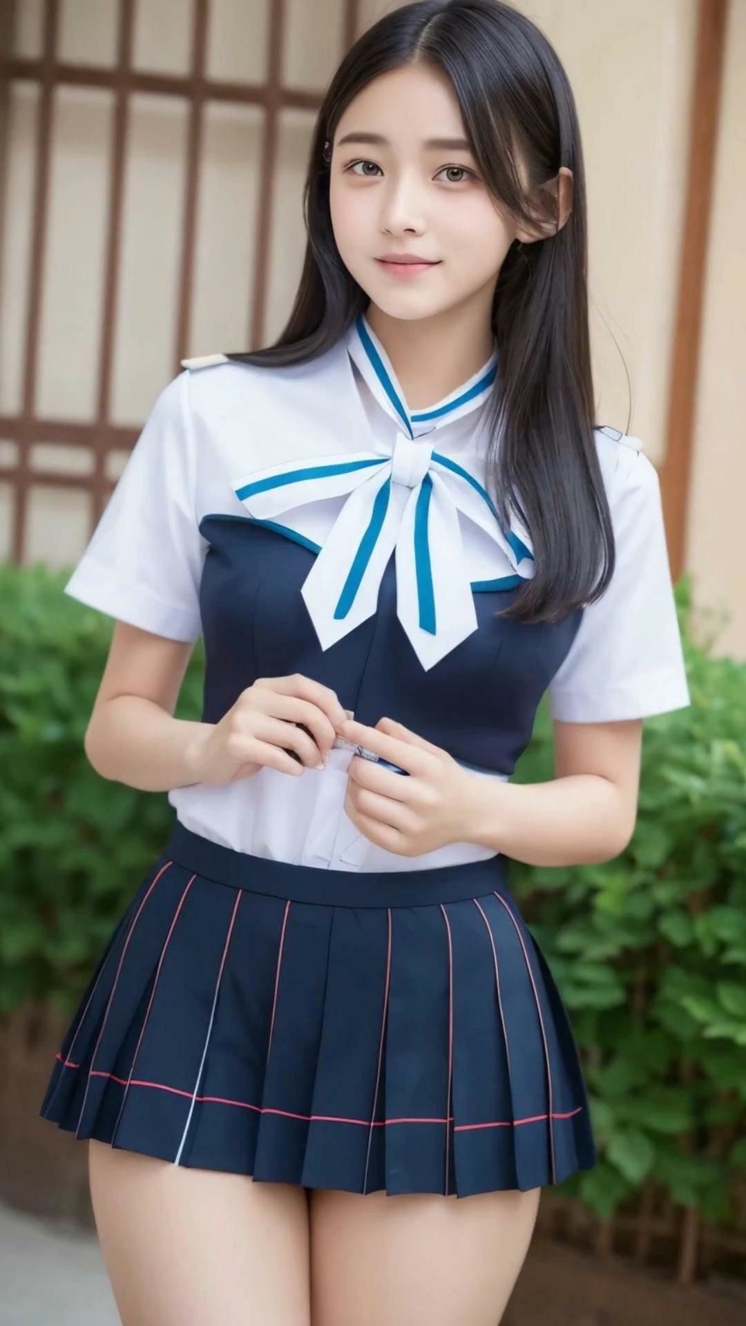 裸になあれ！  かわいい女子校生編制服ダンス1 サンプル2ページ目