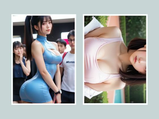 AIグラビア  リアル系彼女 サンプル1ページ目
