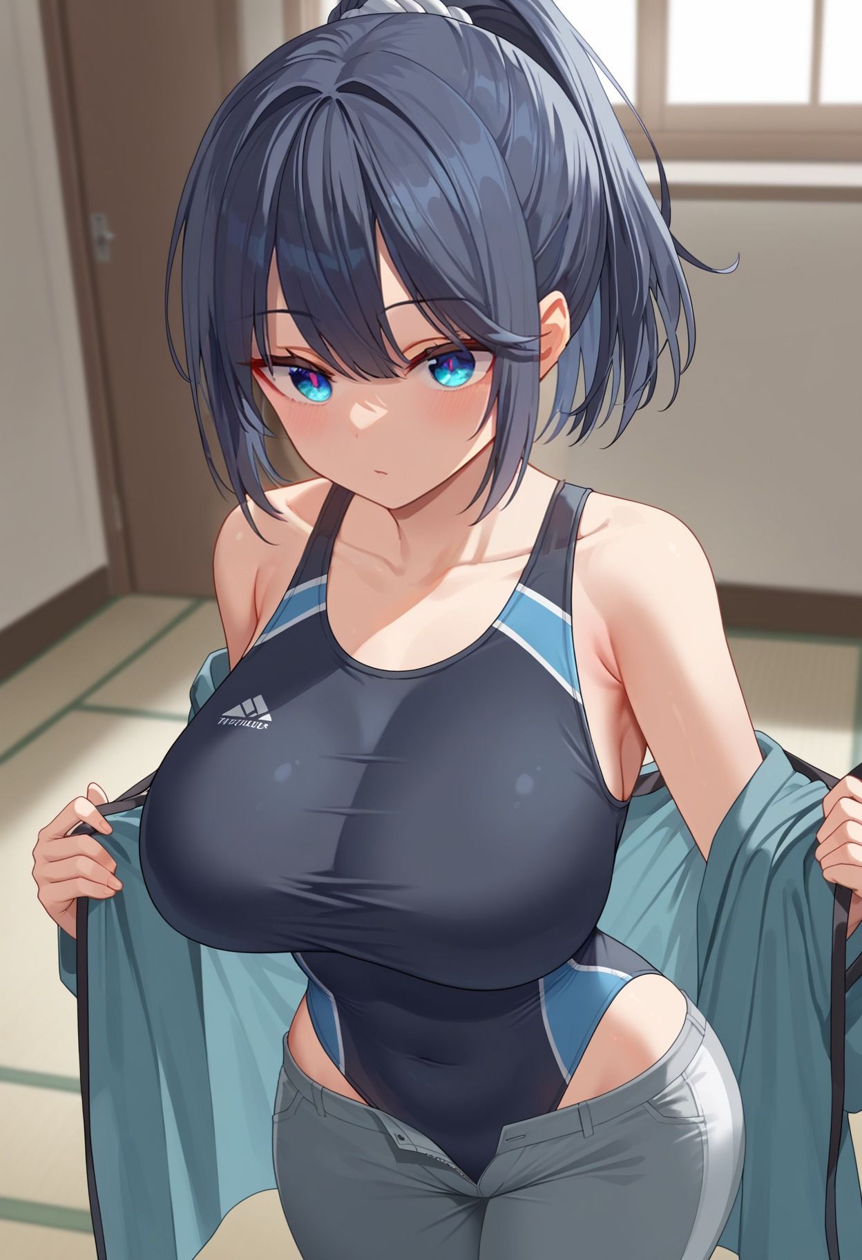 性に無頓着そうな水泳部の女子校生 実は性処理が得意科目でした サンプル5ページ目