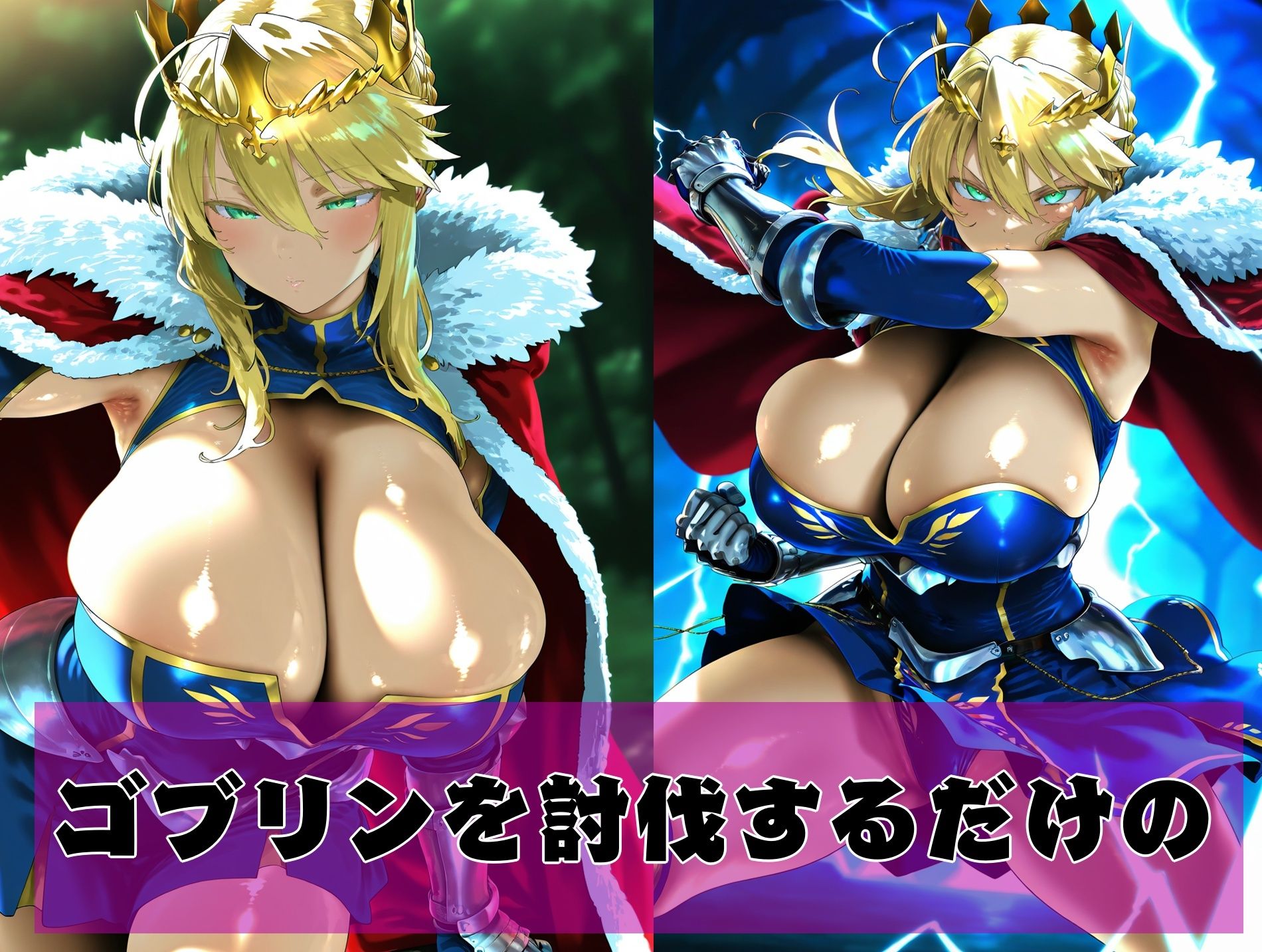 アルトリア（ランサー）ゴブリン敗北 サンプル1ページ目