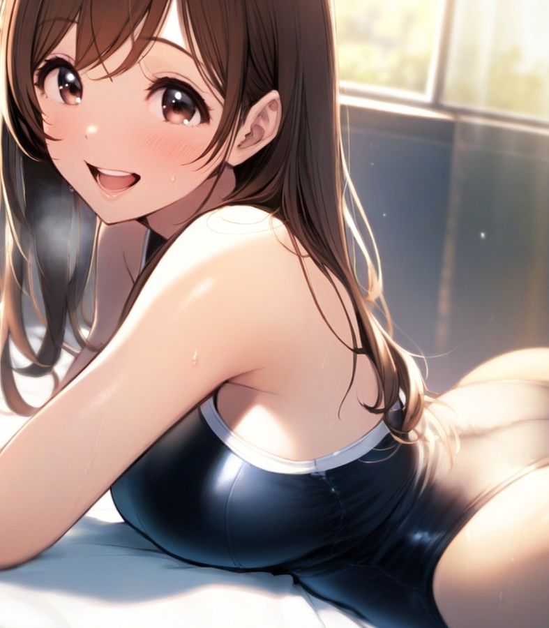 女子校生な幼馴染とハプニング！スクール水着美姫 サンプル2ページ目
