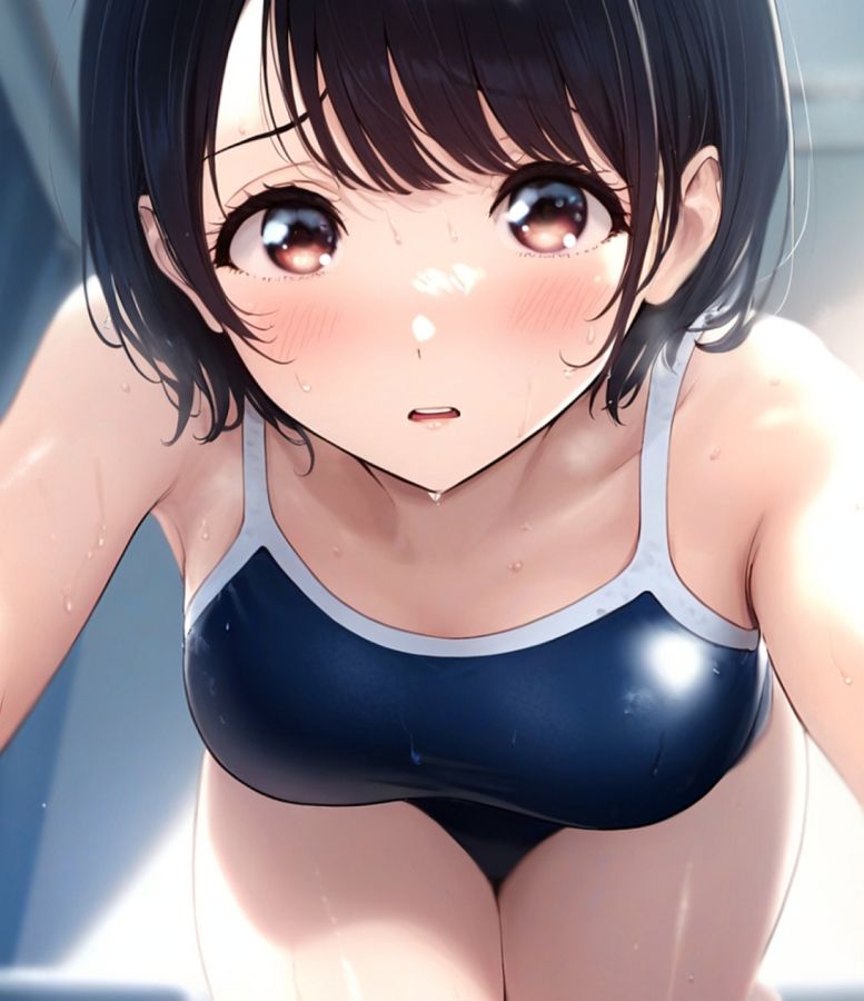 女子校生な幼馴染とハプニング！スクール水着美姫 サンプル5ページ目