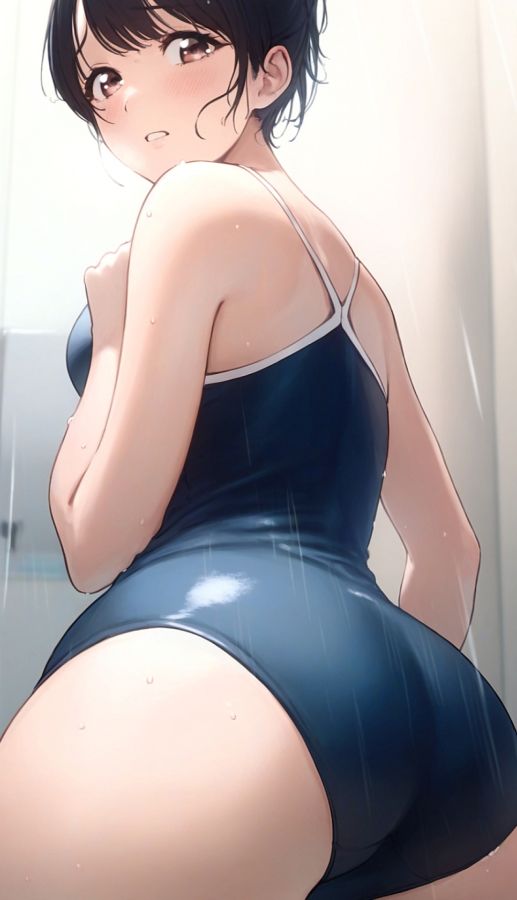 女子校生な幼馴染とハプニング！スクール水着美姫 サンプル9ページ目