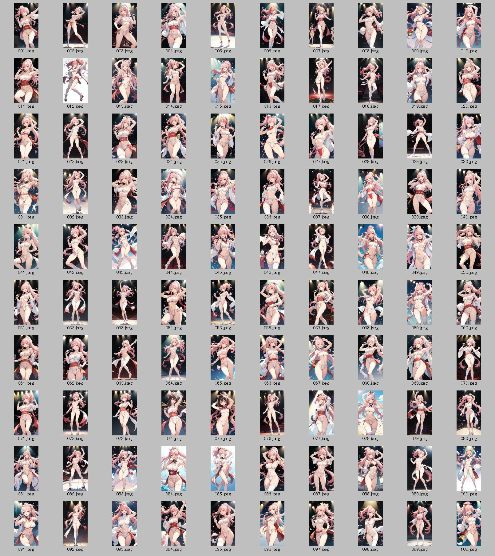 AI生成 セクシーアイドルライブ待ち受けコレクション Vol.4 サンプル6ページ目