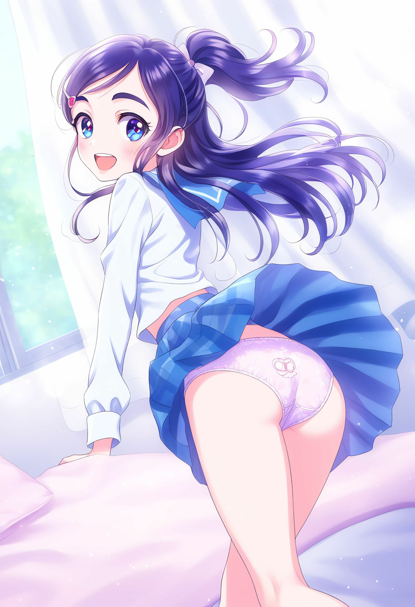 プリ◯ュア戦士・雪な城ちゃんとらぶらぶえっち・第二弾！ 今回は変身姿でえっち！ サンプル8ページ目