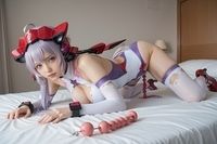 【巨乳レイヤー】雪◯クリス えちえちコスプレ サンプル4ページ目