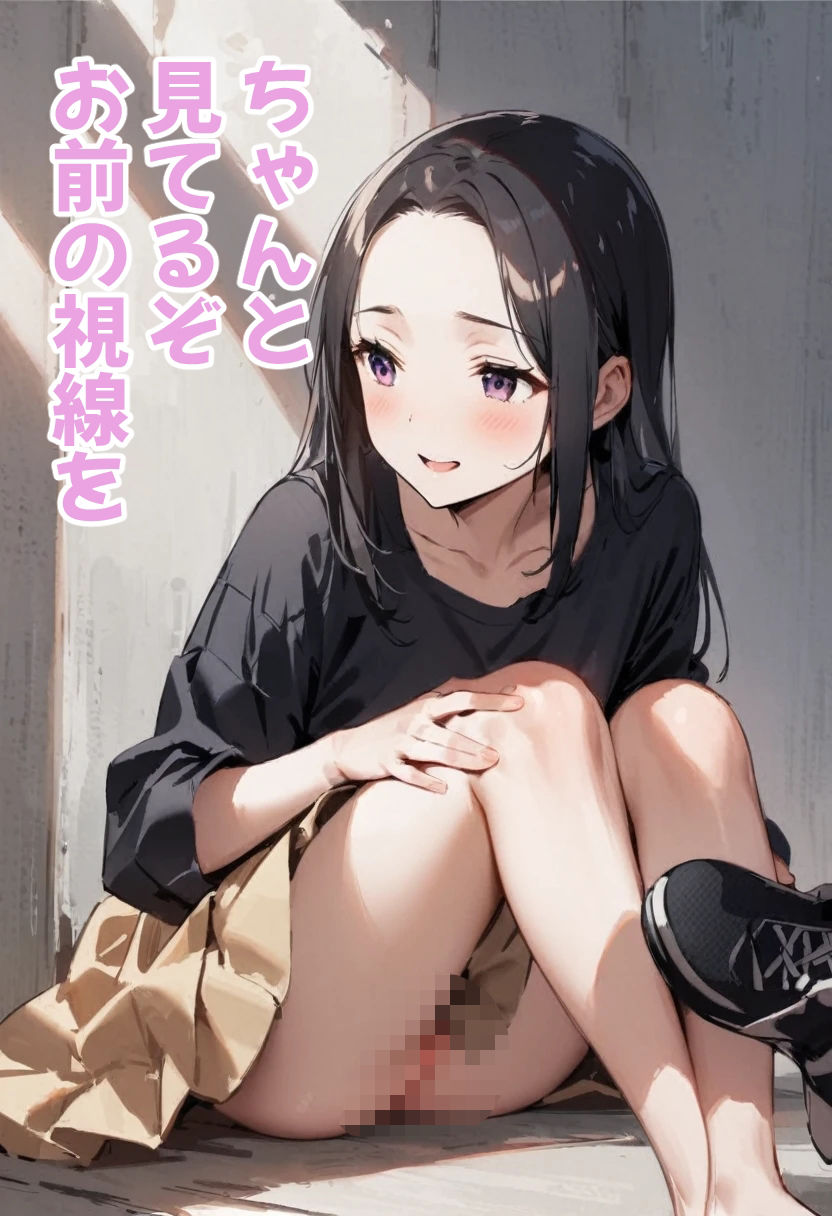 足刈がイク！ ヤンキー座りパンチラ編 サンプル7ページ目