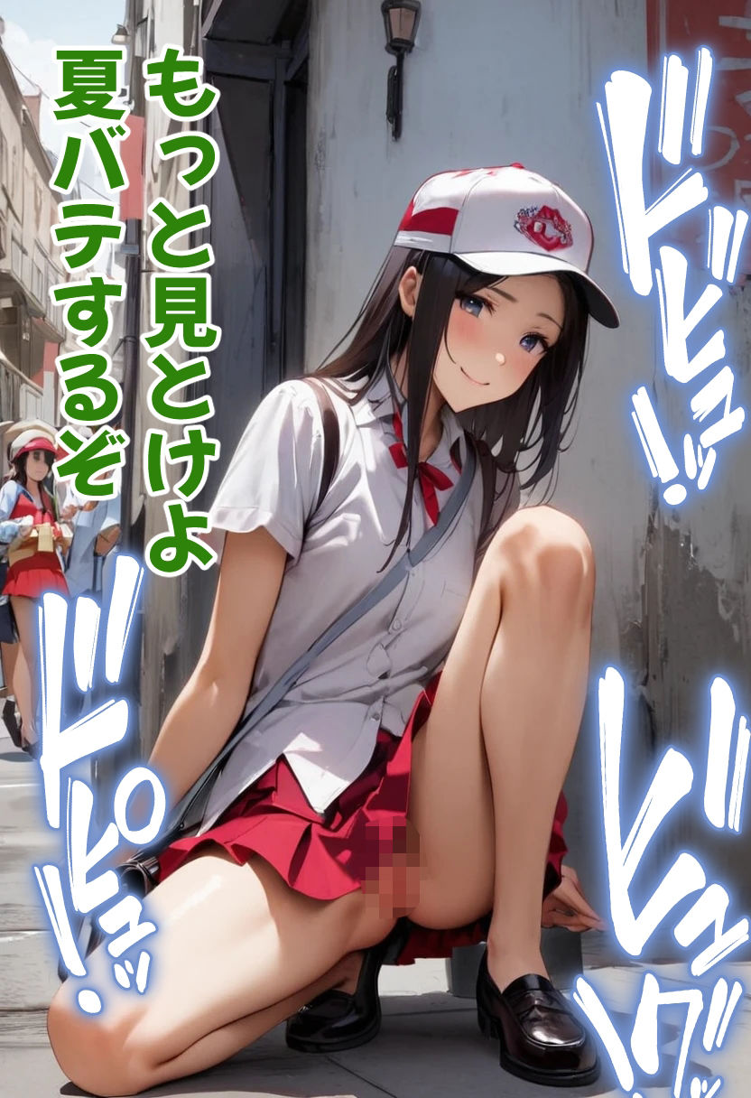 足刈がイク！ ヤンキー座りパンチラ編 サンプル9ページ目