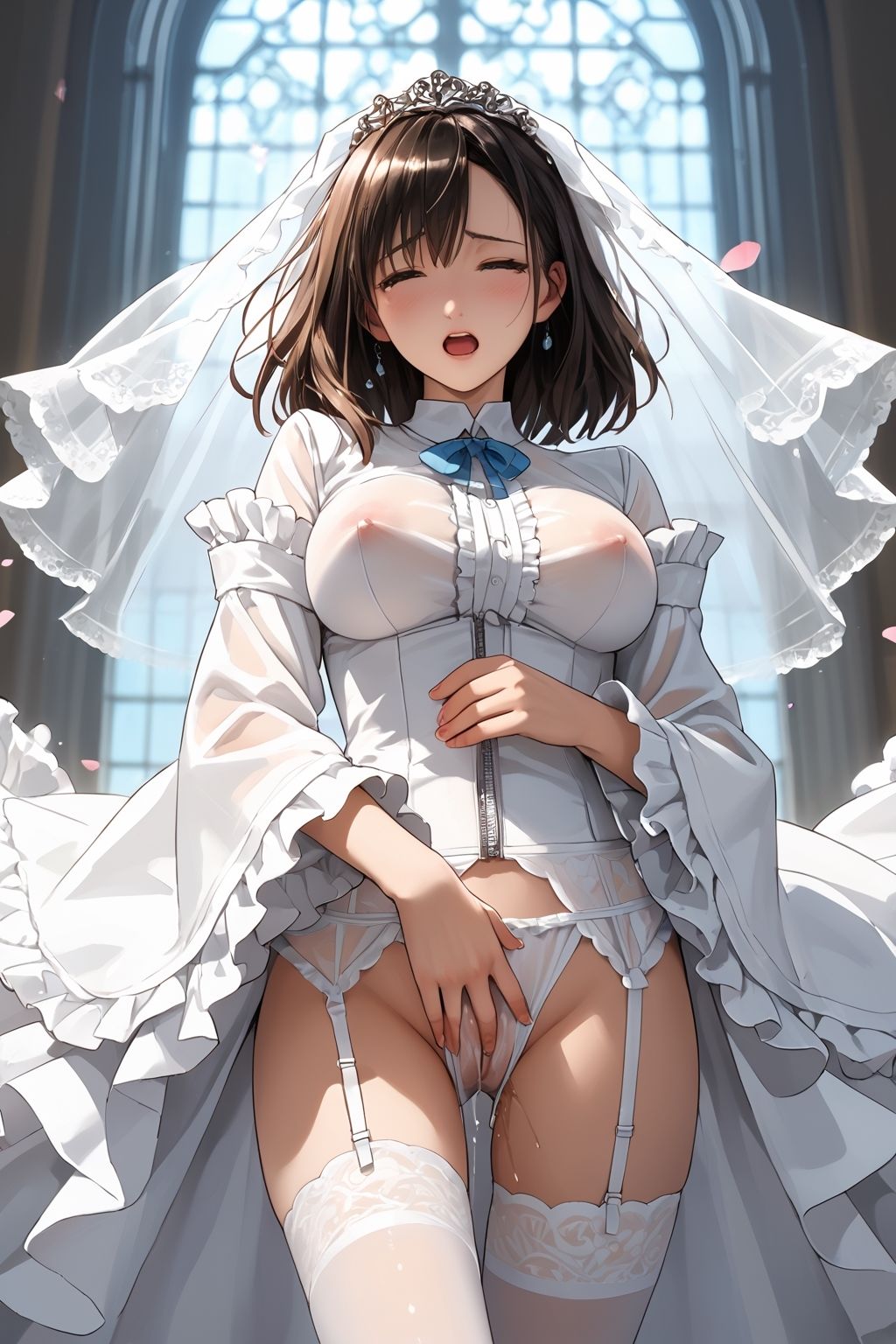 【オナニーいらすと】パンツの中に手を入れてオナニーしちゃう女の子＆パンツの上からオナニーしちゃう女の子 【パート3】 サンプル2ページ目