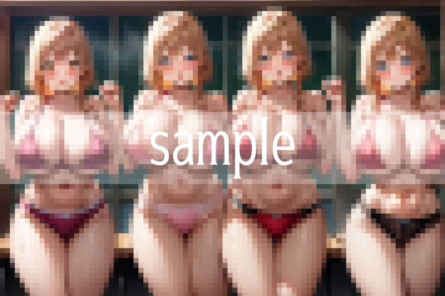 ちょっと布が小さめの爆乳参観日 サンプル3ページ目