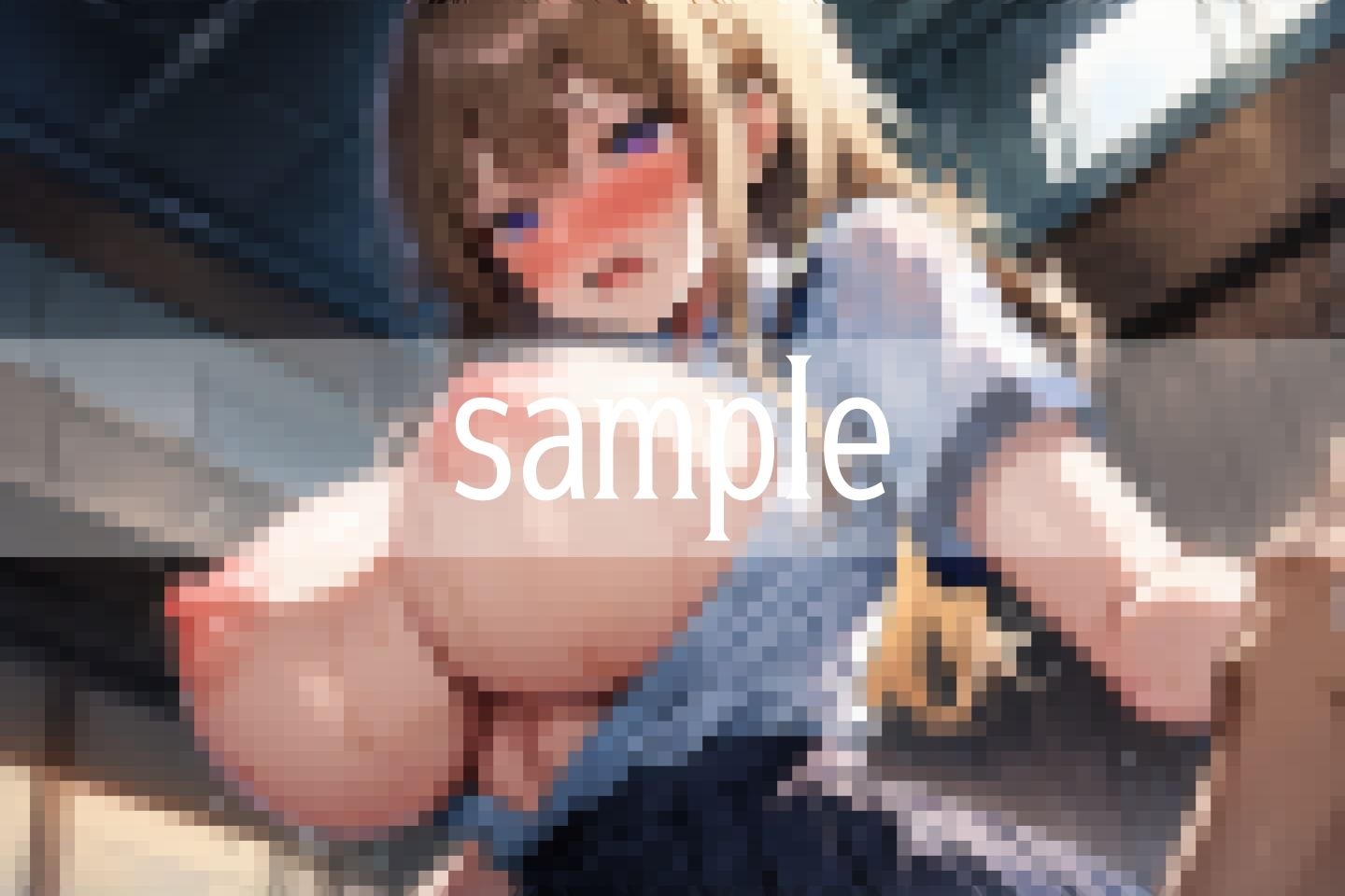 揺れる乳首...もう...たくさんイっちゃってます... サンプル4ページ目