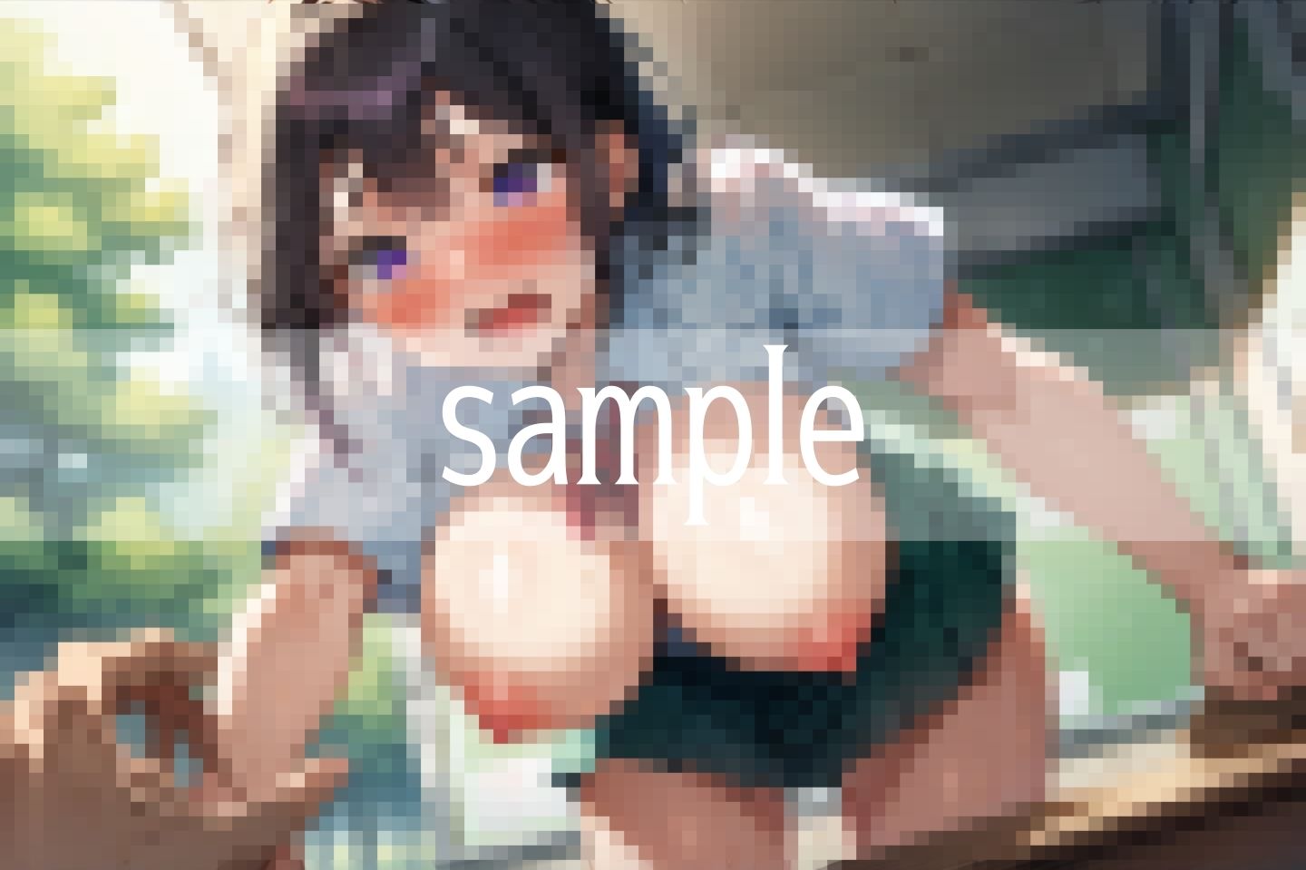 揺れる乳首...もう...たくさんイっちゃってます... サンプル6ページ目
