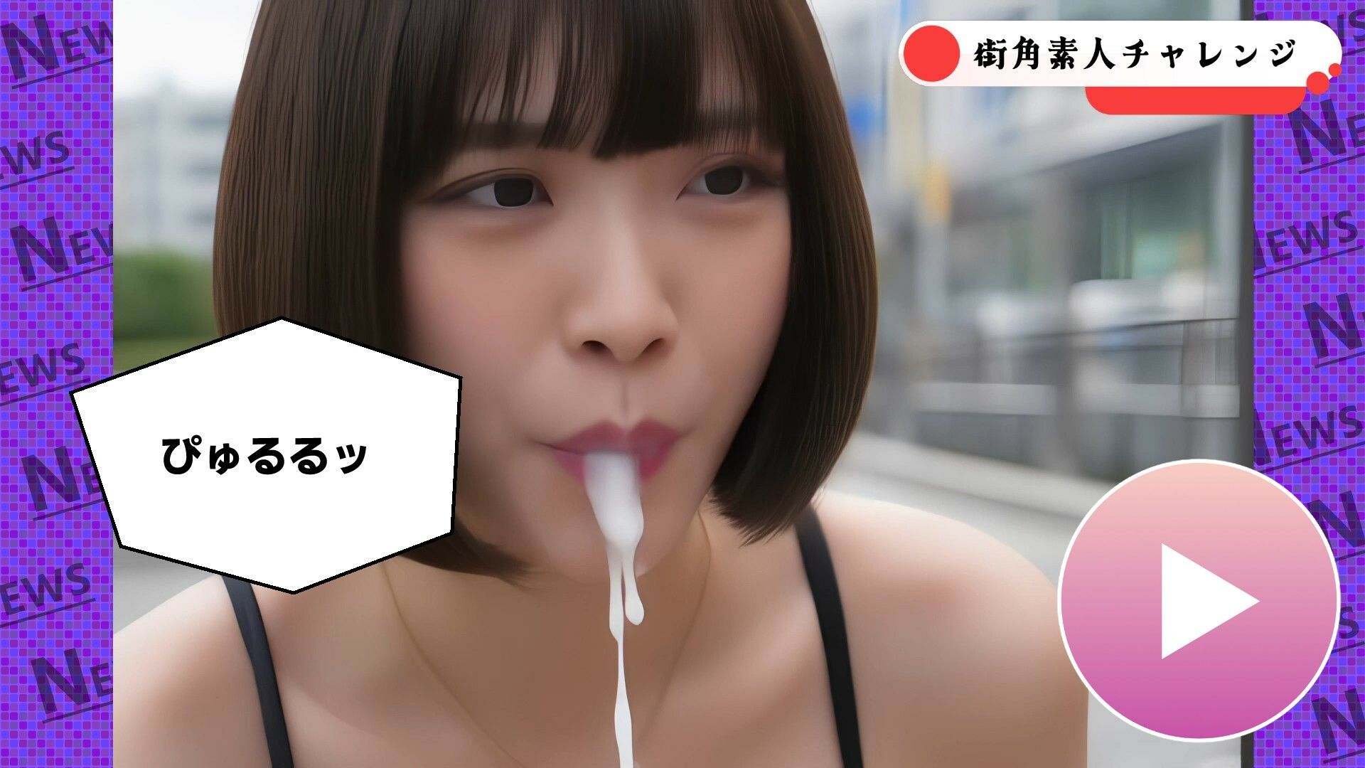 【AIヤバイ動画】街角素人チャレンジ2〜ほぼAVなAIフェラチオ〜 サンプル6ページ目