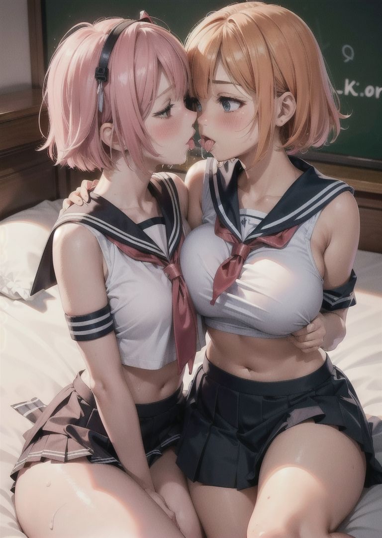 女子校生のえちえち絡み合い サンプル3ページ目