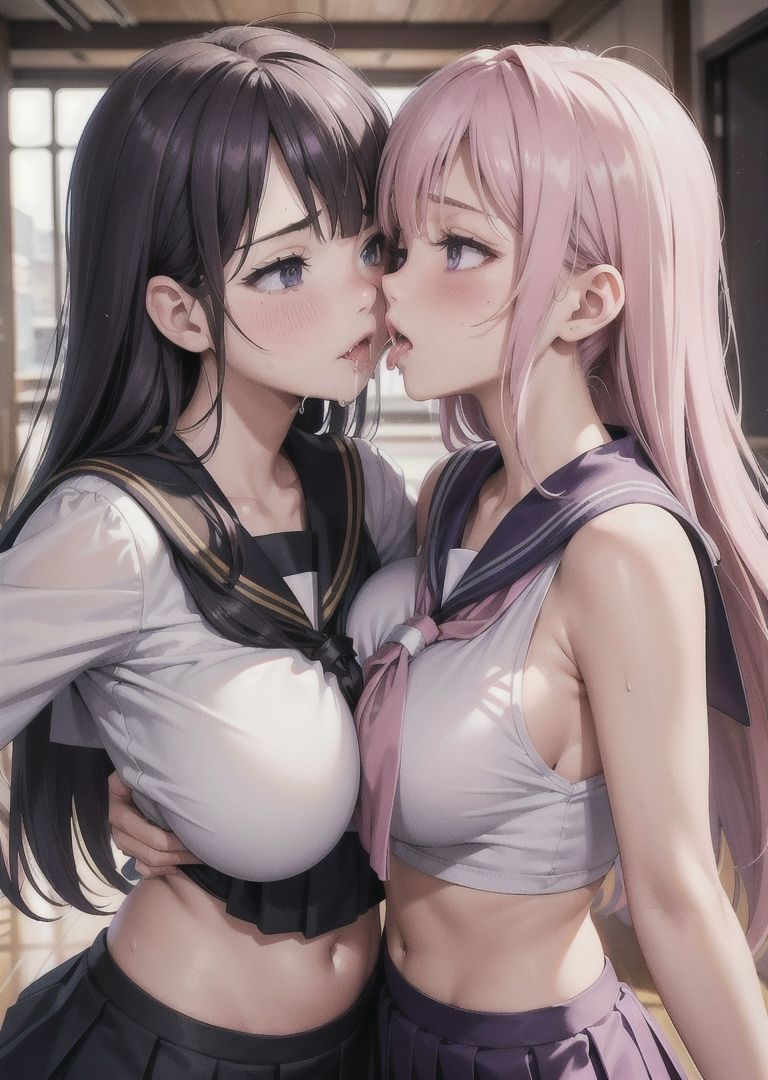 女子校生のえちえち絡み合い サンプル9ページ目
