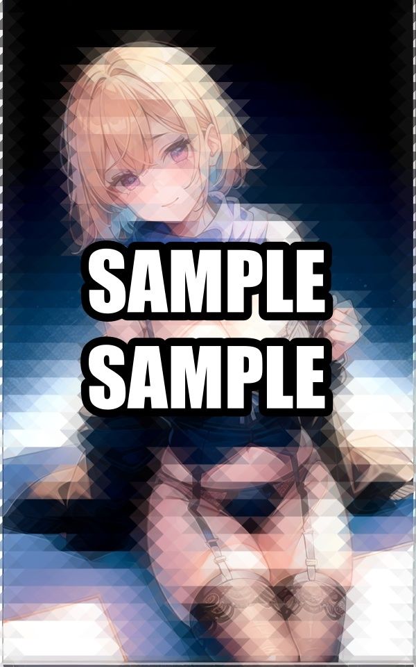 マフラー巻いた下着美女イラスト集 サンプル3ページ目