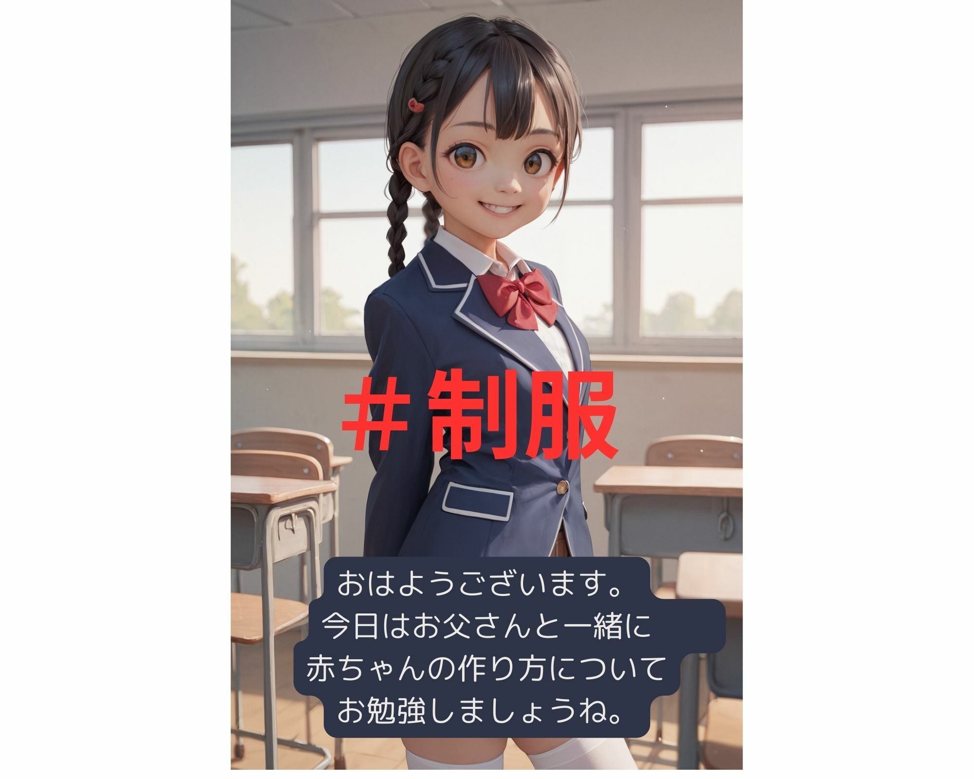 父親参観日 「赤ちゃんの作り方を学ぼう」 ちっぱい ロリっ子 シリーズ サンプル1ページ目