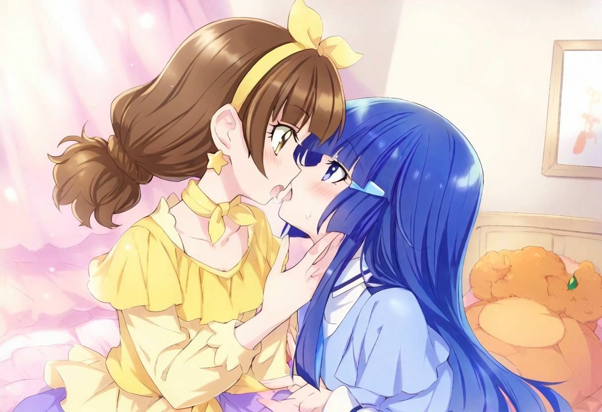 美少女たちの百合キスと女神たちのダブルフェラ サンプル3ページ目