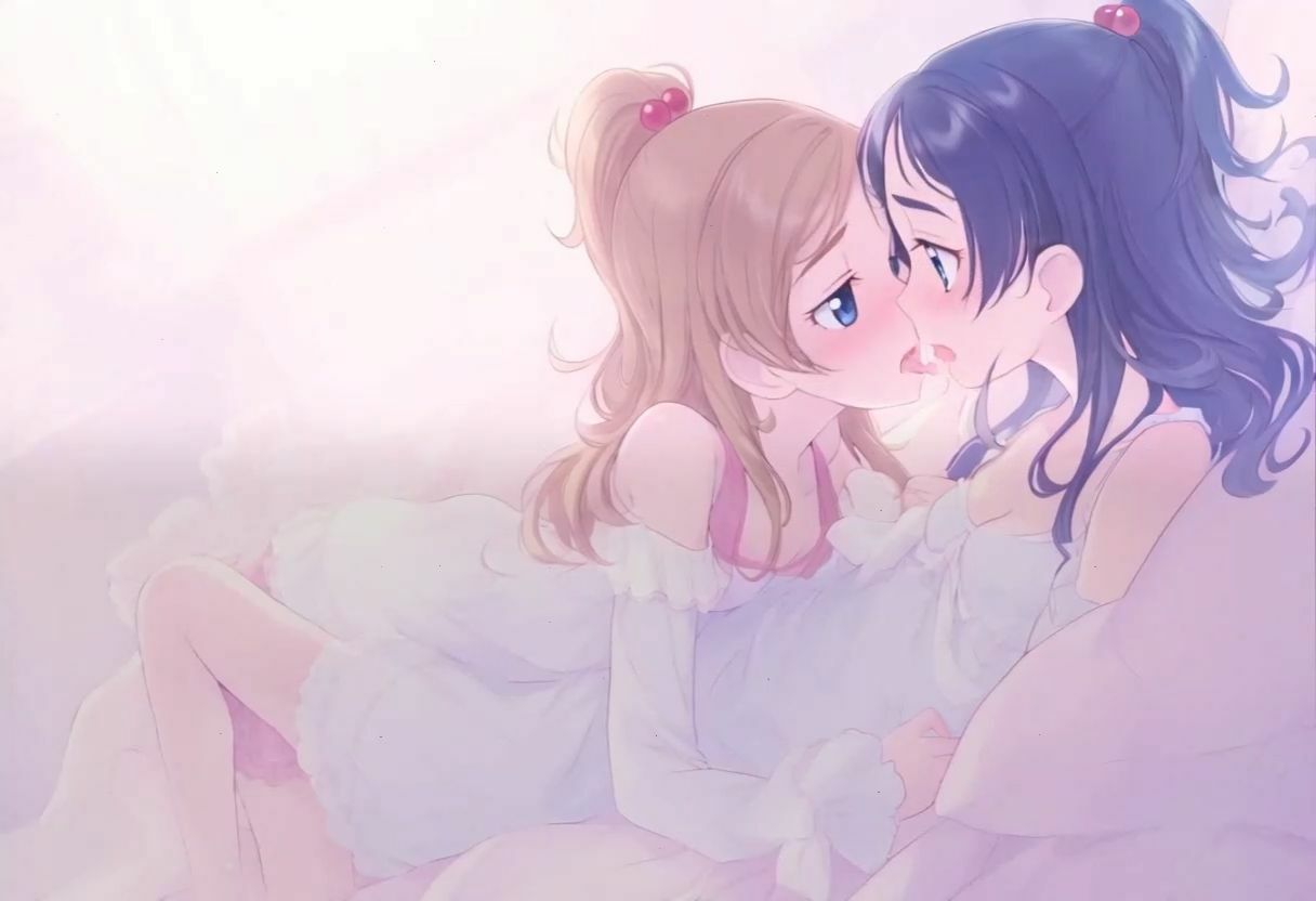 美少女たちの百合キスと女神たちのダブルフェラ サンプル8ページ目