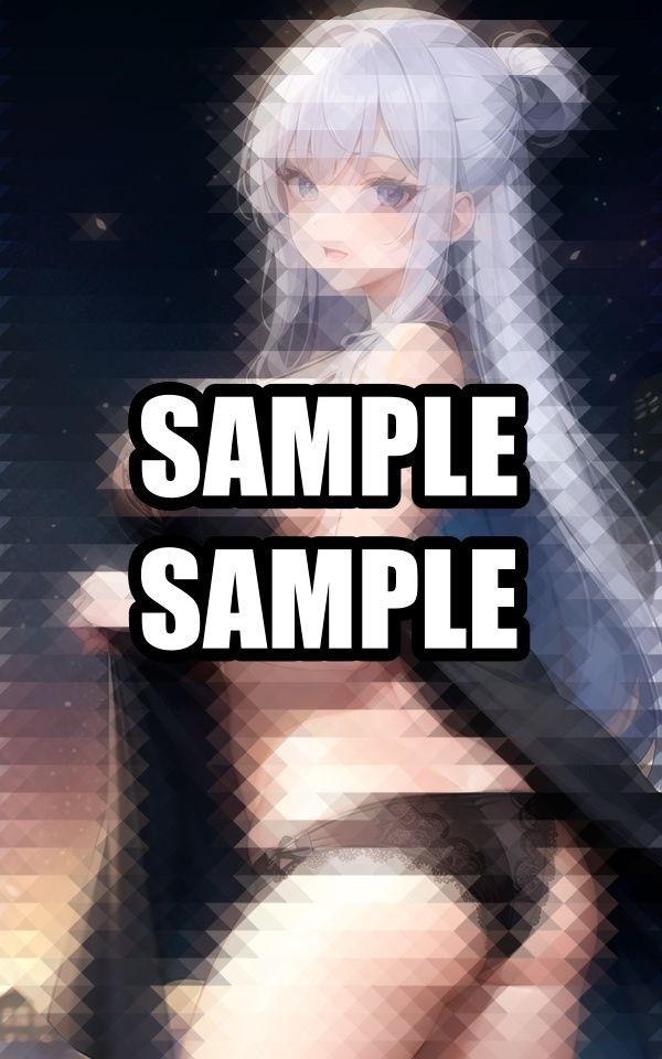黒いランジェリー美女イラスト集 サンプル2ページ目
