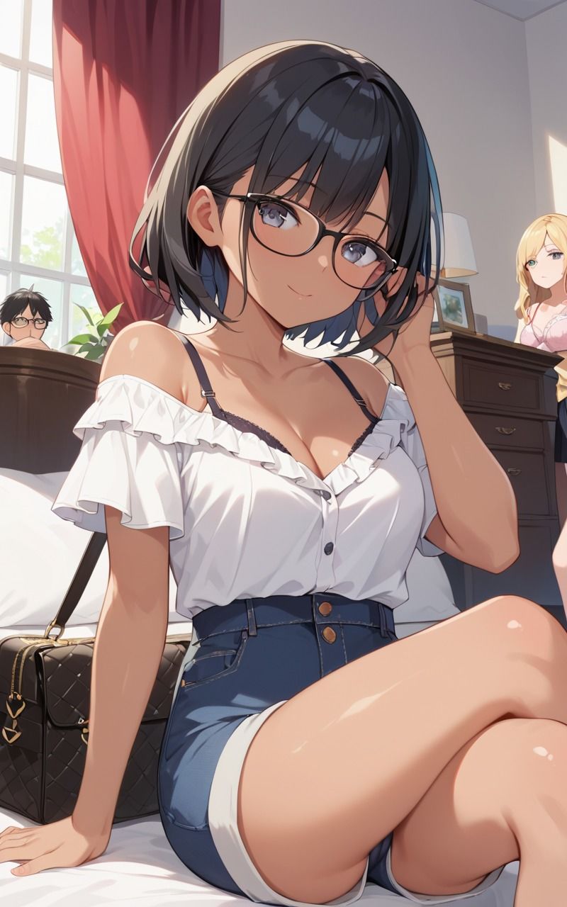 姉の友達にチ〇ポをレンタルされています サンプル1ページ目