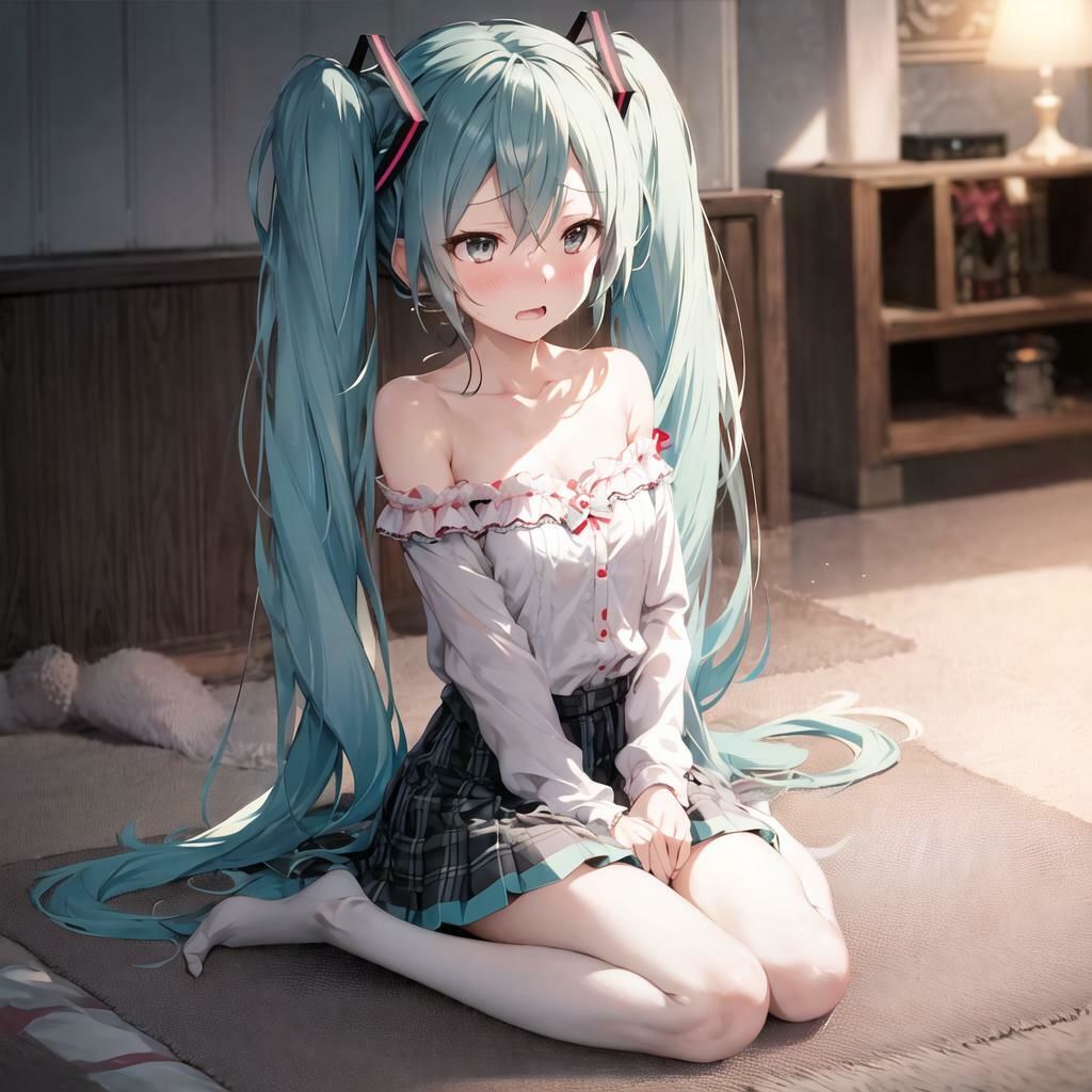 キャラフェチ  某アイドルの女の子すわり編 サンプル4ページ目