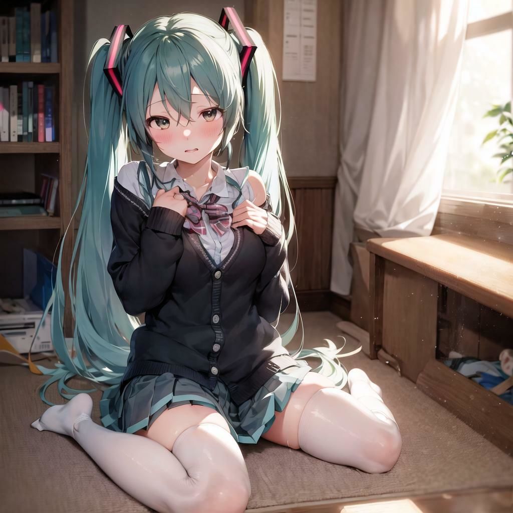 キャラフェチ  某アイドルの女の子すわり編 サンプル6ページ目