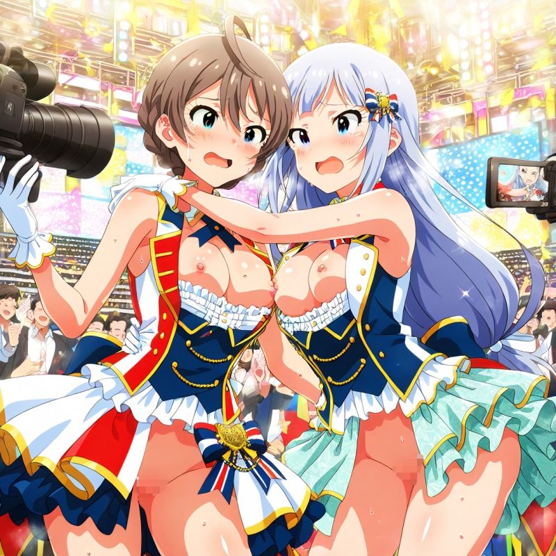 二人のアイドルが恥辱のサービスをしてくれるCG集 サンプル6ページ目