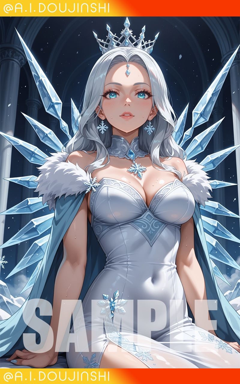 IceQueen〜氷の女王〜@AI同人誌vol.086 サンプル1ページ目