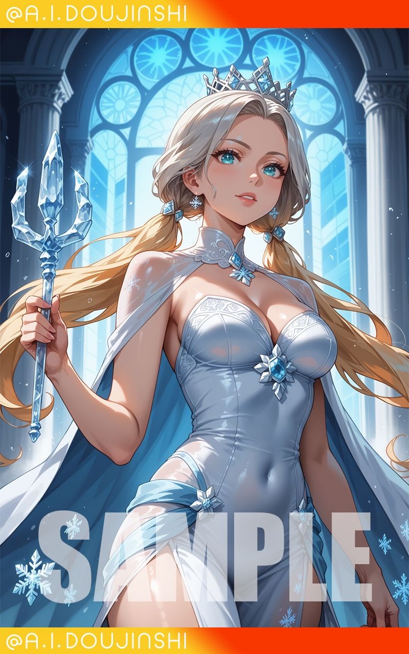IceQueen〜氷の女王〜@AI同人誌vol.086 サンプル2ページ目