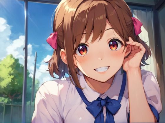 クラスの巨乳清楚ちゃんとちょっと大人なデート？ サンプル1ページ目