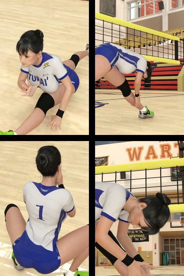 最強のグラドル女子バレー選手『本藤まな』の女子バレーユニフォーム写真集 VolleyFighter-01 サンプル1ページ目