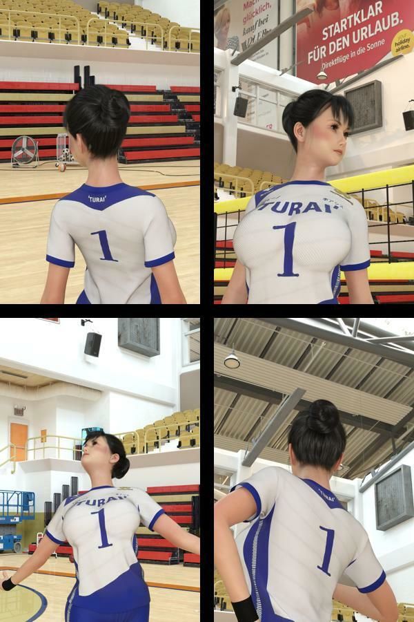 最強のグラドル女子バレー選手『本藤まな』の女子バレーユニフォーム写真集 VolleyFighter-03 サンプル1ページ目