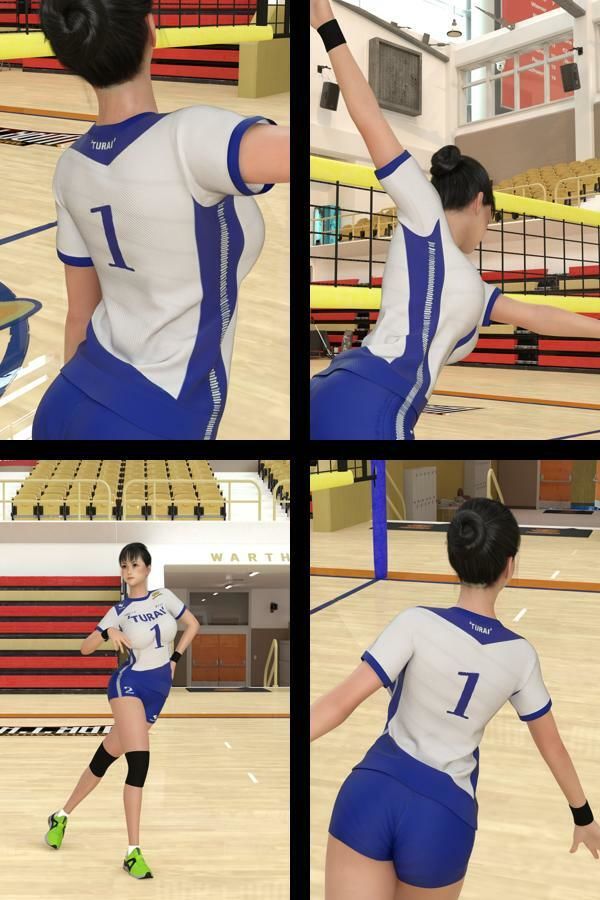 最強のグラドル女子バレー選手『本藤まな』の女子バレーユニフォーム写真集 VolleyFighter-03 サンプル2ページ目