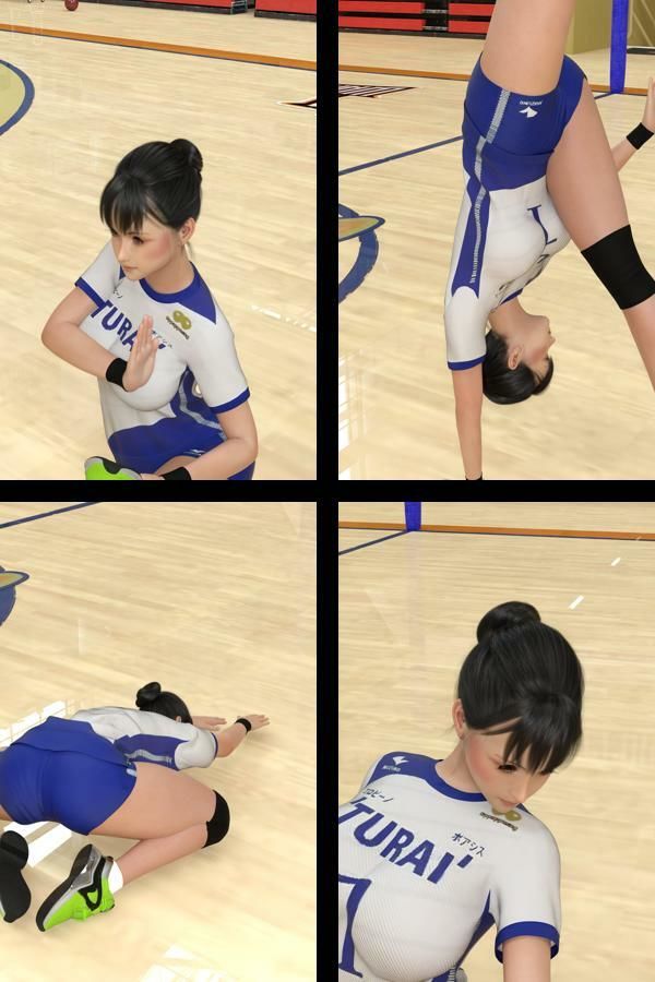 最強のグラドル女子バレー選手『本藤まな』の女子バレーユニフォーム写真集 VolleyFighter-05 サンプル2ページ目