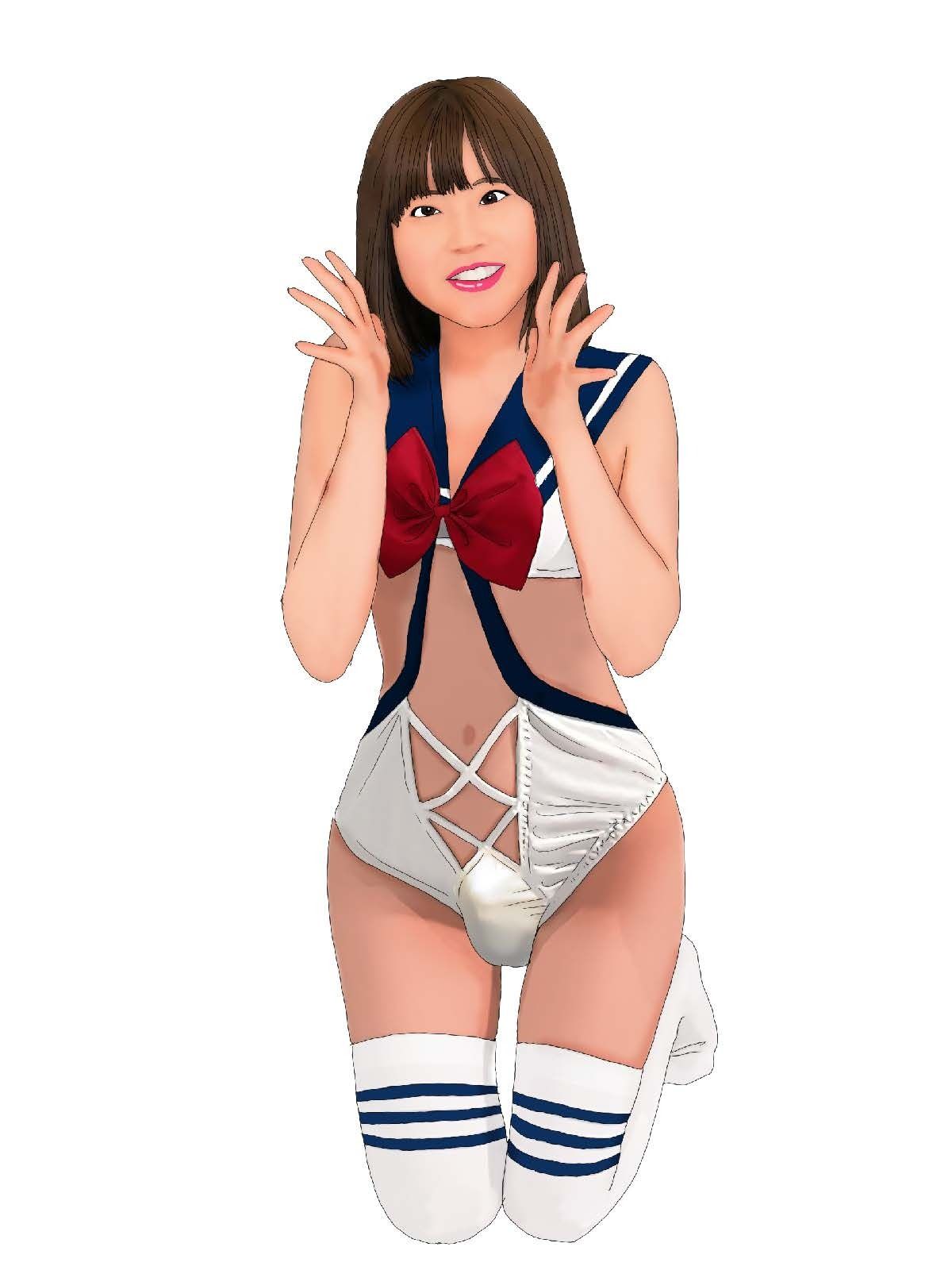 男の娘イラスト集 girlboy costumes a la carte サンプル3ページ目