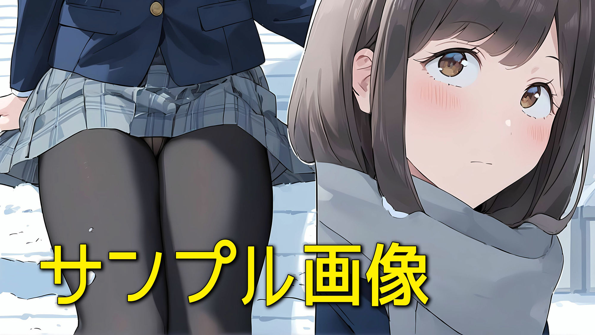 僕はマフラーとパンスト着用女子の下着で興奮する サンプル7ページ目