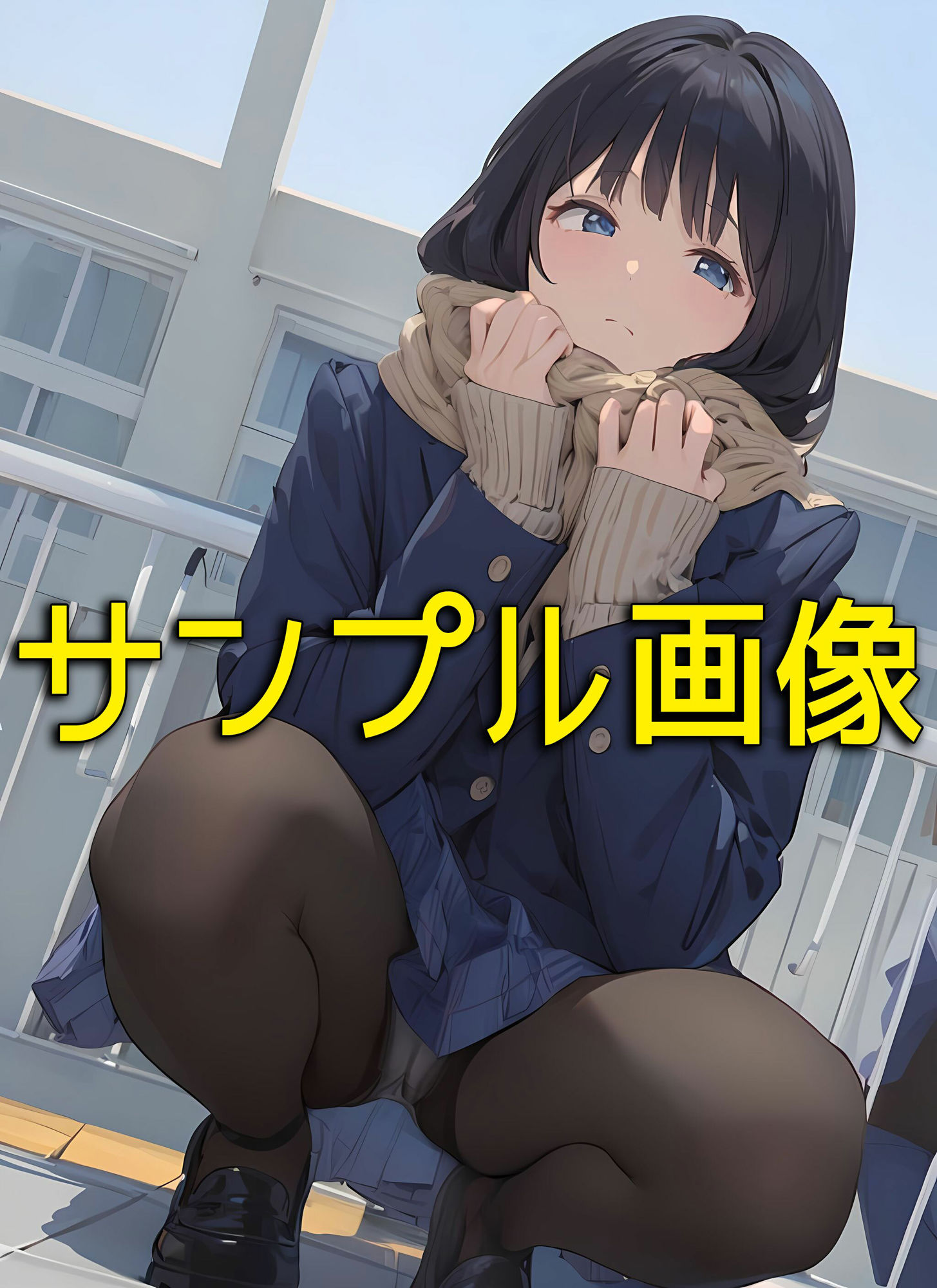 僕はマフラーとパンスト着用女子の下着で興奮する サンプル10ページ目