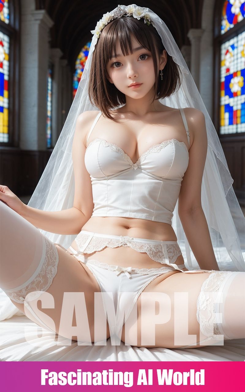 H好きの美巨乳花嫁 サンプル1ページ目